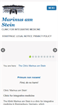 Mobile Screenshot of klinik-marinus.com