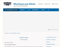 Tablet Screenshot of klinik-marinus.com